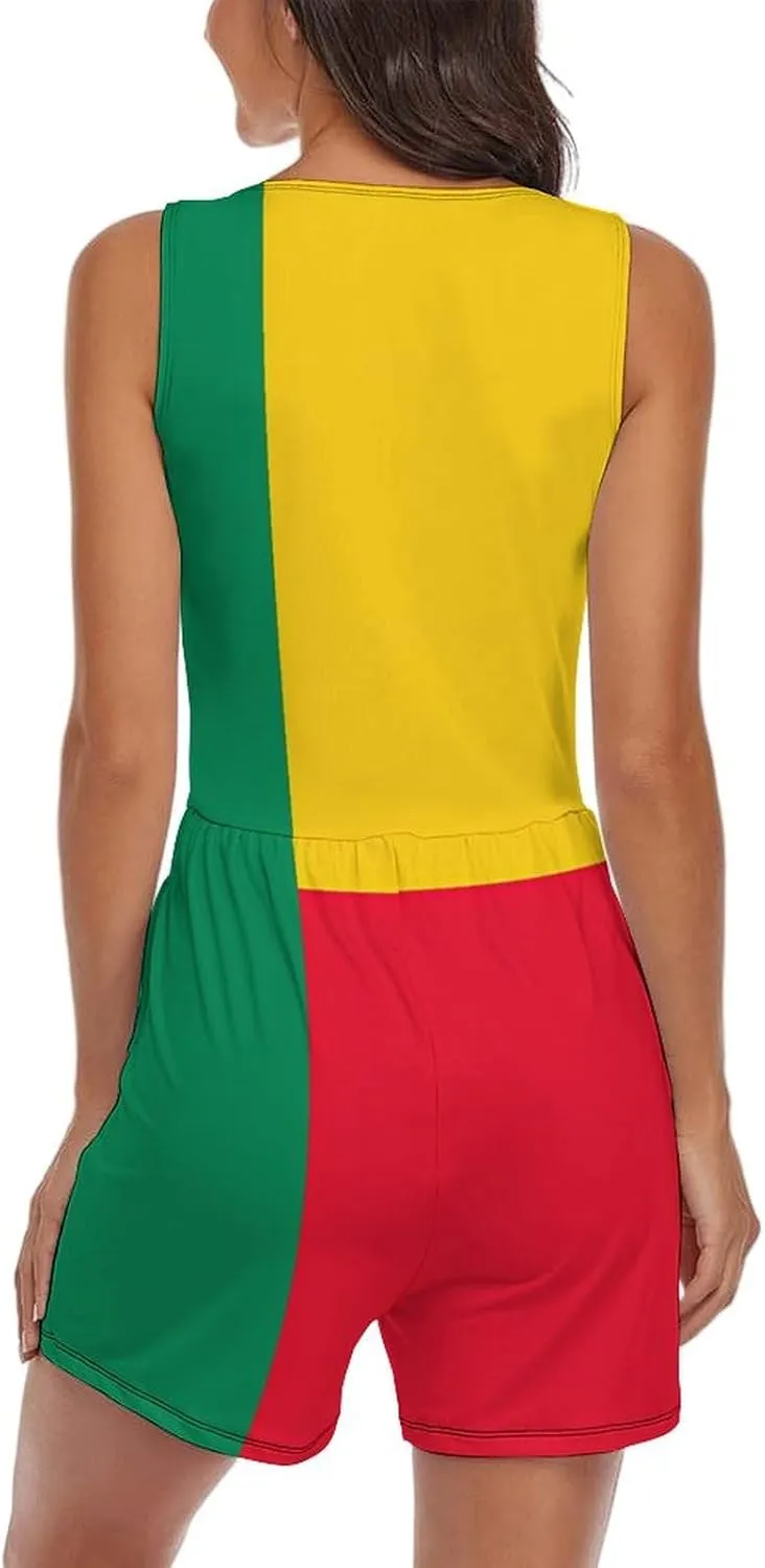Jumpsuit for Women Summer Sun Beach Camisole Womens Sundress Casual Sexy Beach Clothes