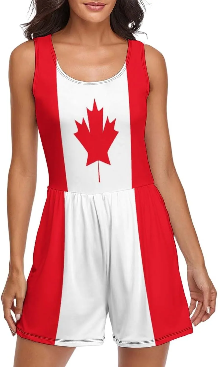 Jumpsuit for Women Summer Sun Beach Camisole Womens Sundress Casual Sexy Beach Clothes