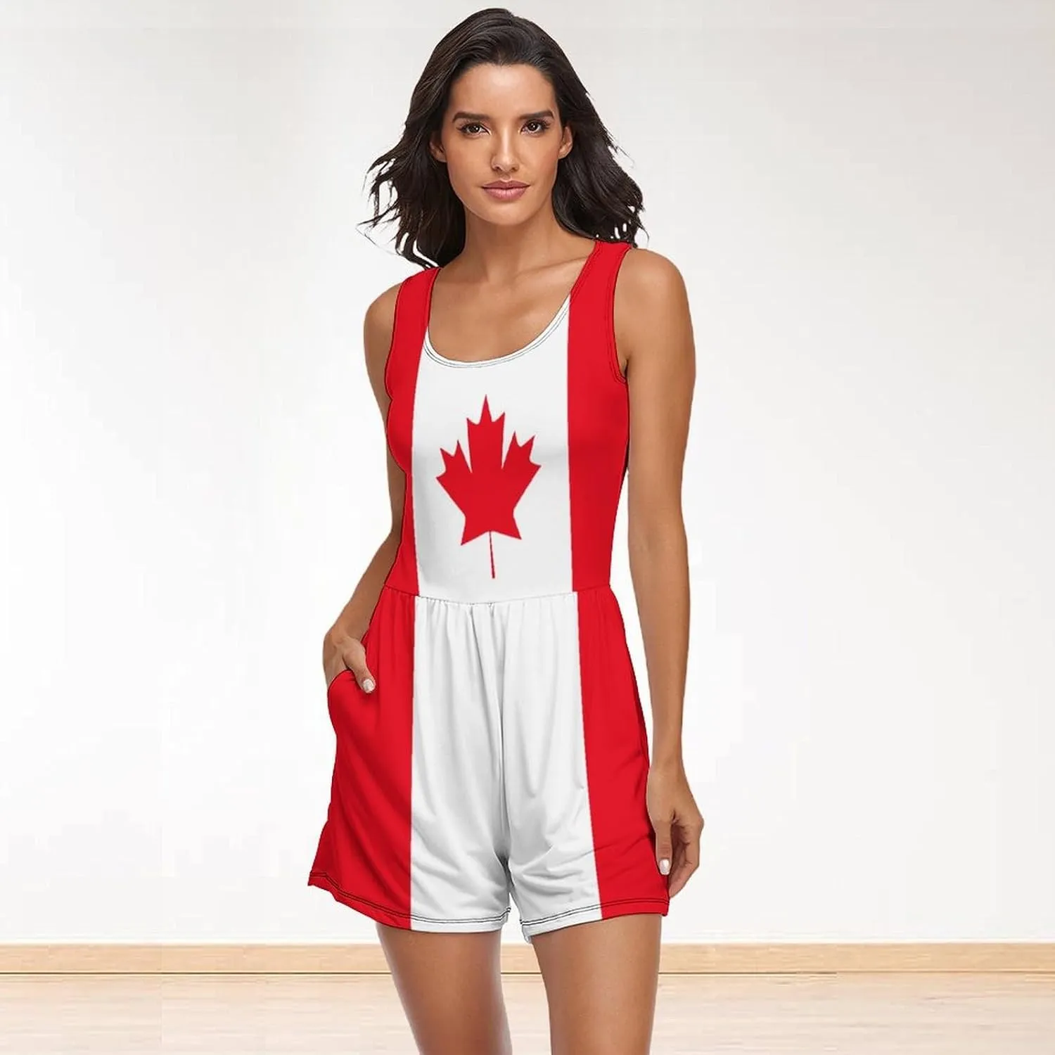 Jumpsuit for Women Summer Sun Beach Camisole Womens Sundress Casual Sexy Beach Clothes