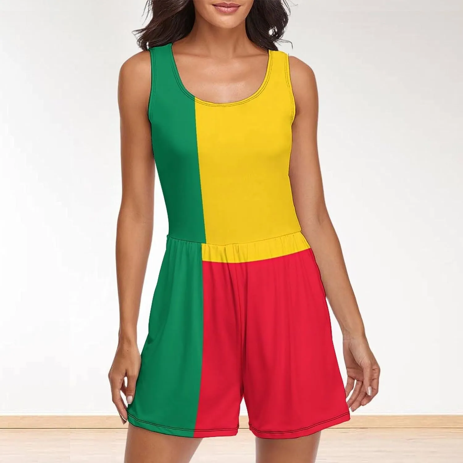 Jumpsuit for Women Summer Sun Beach Camisole Womens Sundress Casual Sexy Beach Clothes