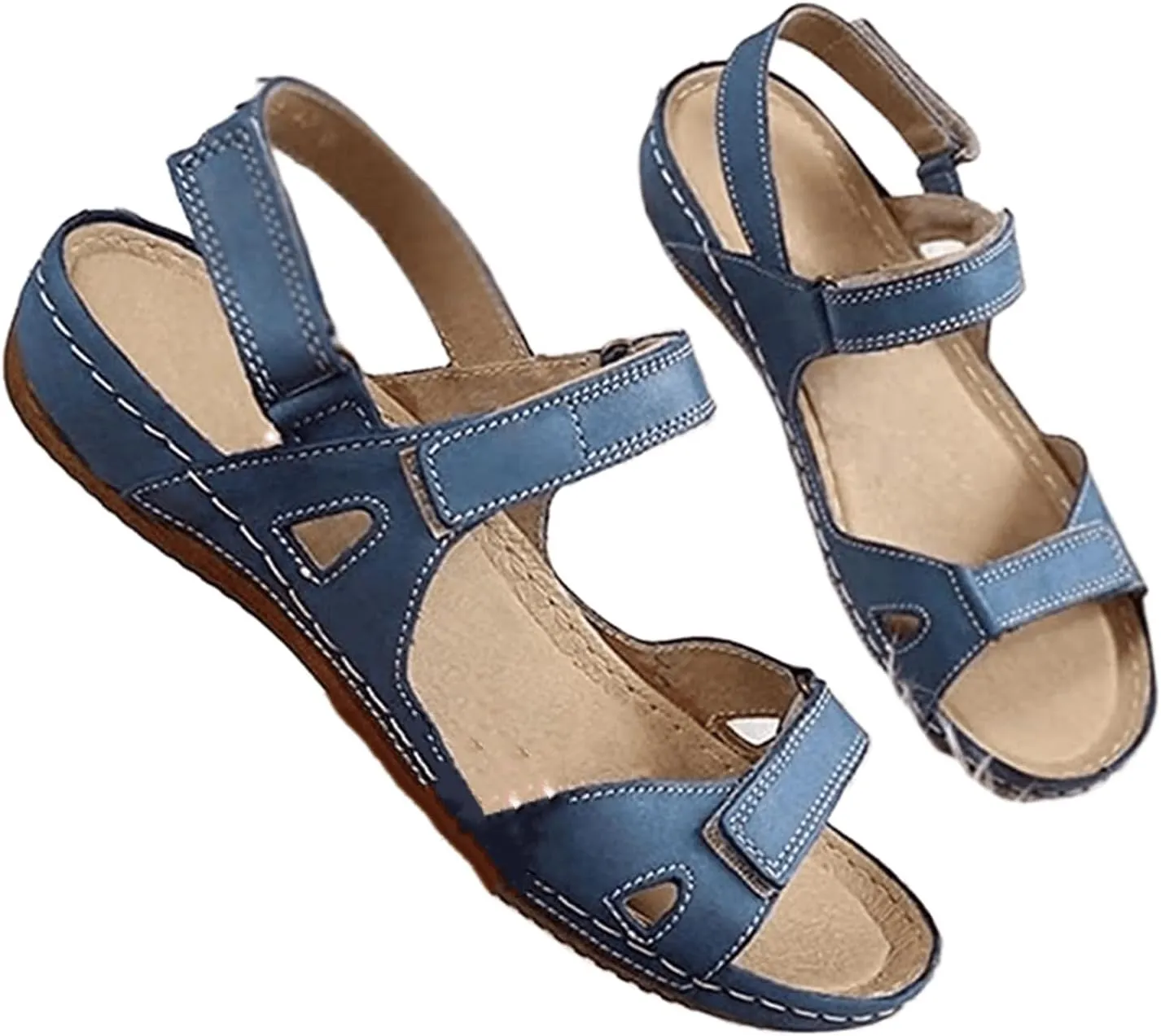 Ladmiple Orthotic Sandals For Women Plantar Fasciitis Comfort Walking Arch Support Slides Dressy Summer Orthopedic Flip Flops