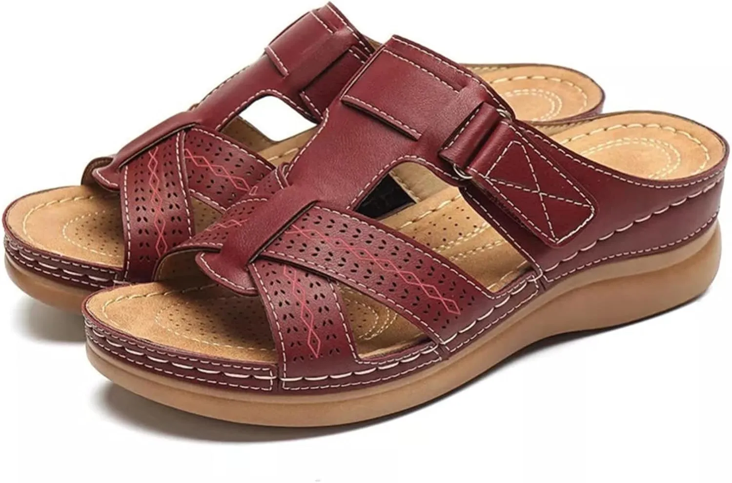 Ladmiple Orthotic Sandals For Women Plantar Fasciitis Comfortable Arch Support Dressy Summer Orthopedic Flip Flops Slides