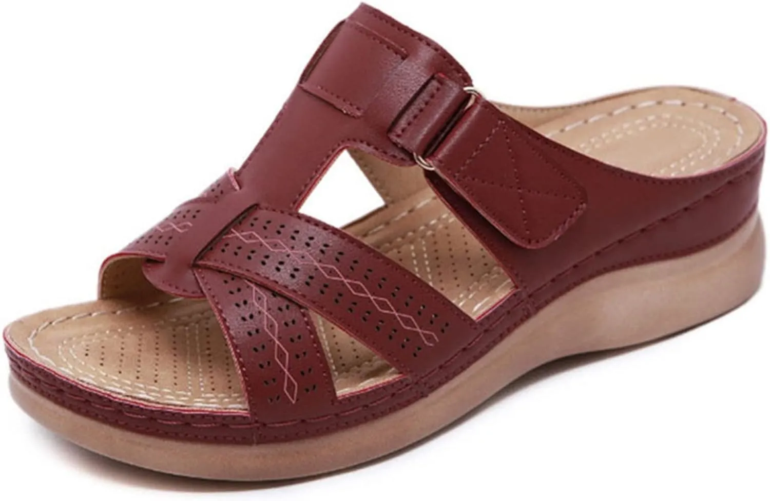 Ladmiple Orthotic Sandals For Women Plantar Fasciitis Comfortable Arch Support Dressy Summer Orthopedic Flip Flops Slides
