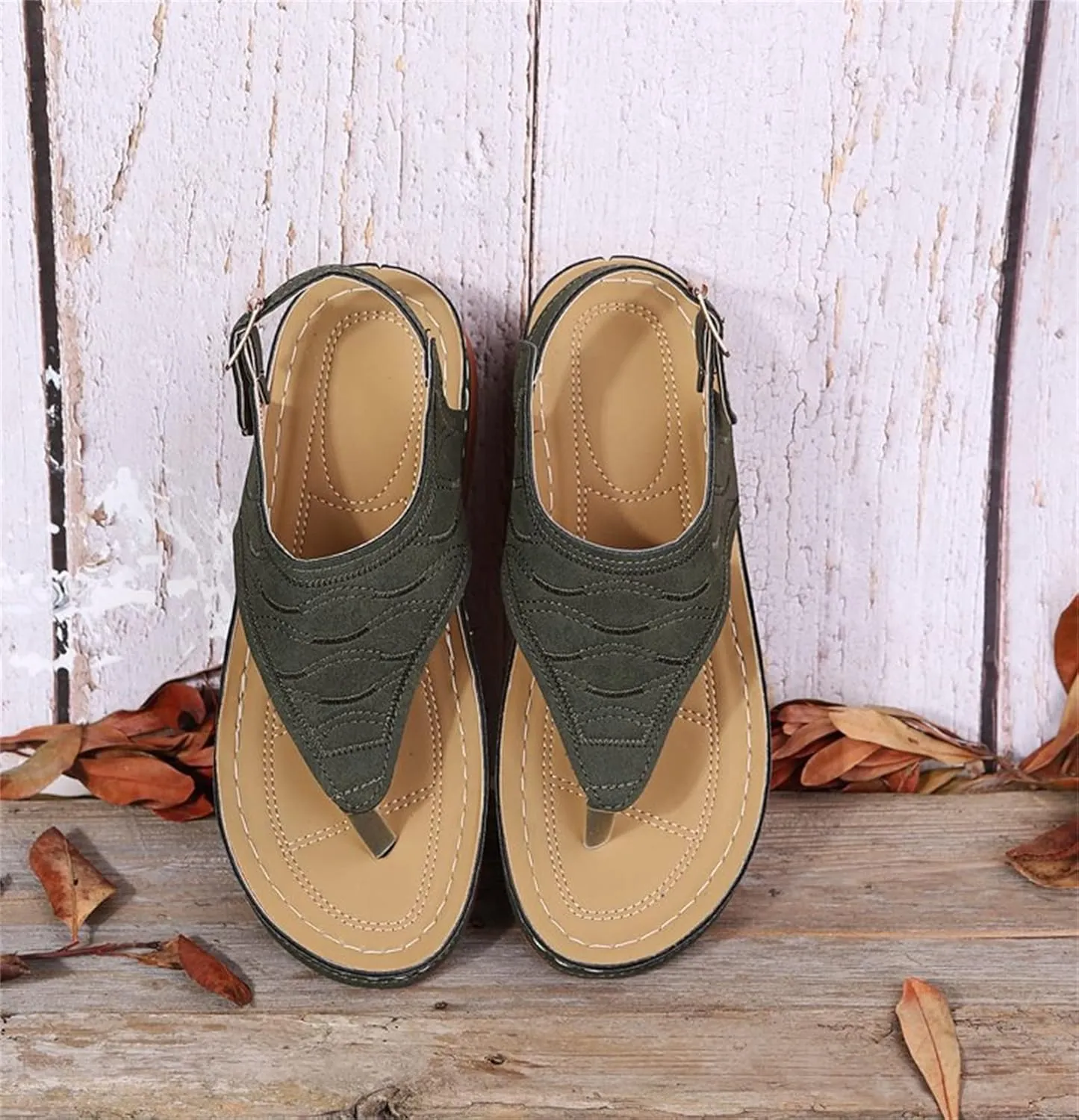 Ladmiple Orthotic Sandals For Women With Arch Support Flips Flops Flat feet Orthopedic Slides Comfortable Walking Beach Shoes