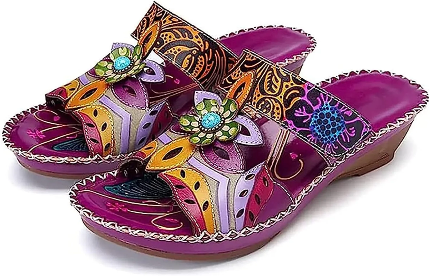 Ladmiple Sandals Women Dressy Summer Flat Walking Comfortable Arch Support Orthopedic Slippers Slip On Orthotic Flip Flops