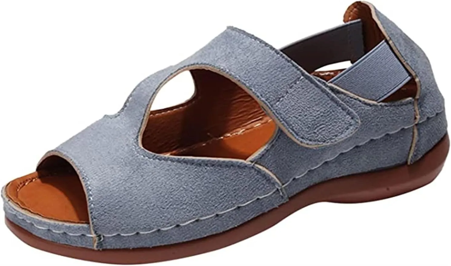 Ladmiple Sandals Women Wedge Low Heel Orthopedic Flip Flops Arch Support Dressy Comfortable Soft Summer Shoes Orthotic Slides