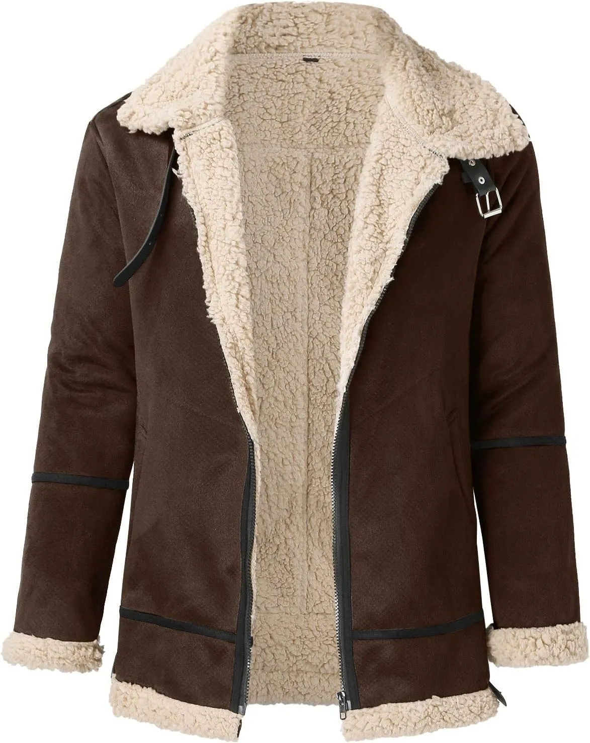 LCMTWX Mens Coats Cottonpadded Jacket Stand Collar Knitted Splice Sweater Coat Casual Cardigan Stylish Outwear Jackets