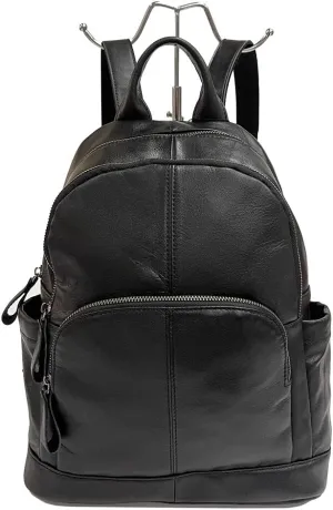 Leather Bags Fanny Pack Soft Leather Multi-functional Big Travel Grocery Women Bag Backpack Purse, One Color, One Size