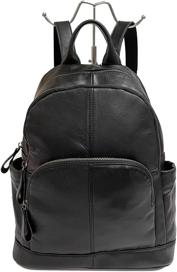 Leather Bags Fanny Pack Soft Leather Multi-functional Big Travel Grocery Women Bag Backpack Purse, One Color, One Size