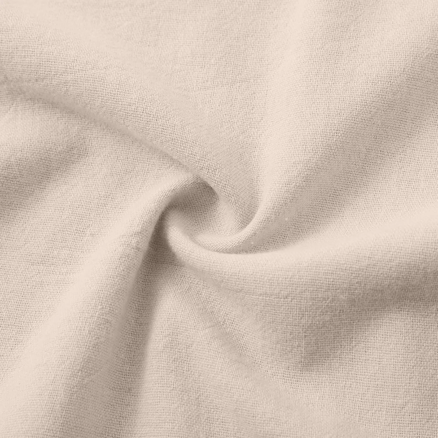 Linen Pants for Women Elastic Waist Straight Leg Cotton Linen Cropped Pants Lightweight Summer Trousers Slacks Clothes