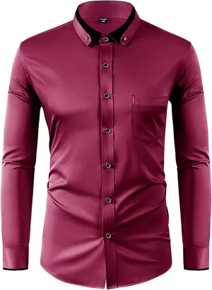 Long Sleeve Shirts for Men Casual Dress Shirt