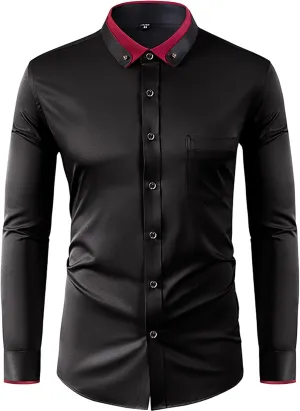 Long Sleeve Shirts for Men Casual Dress Shirt
