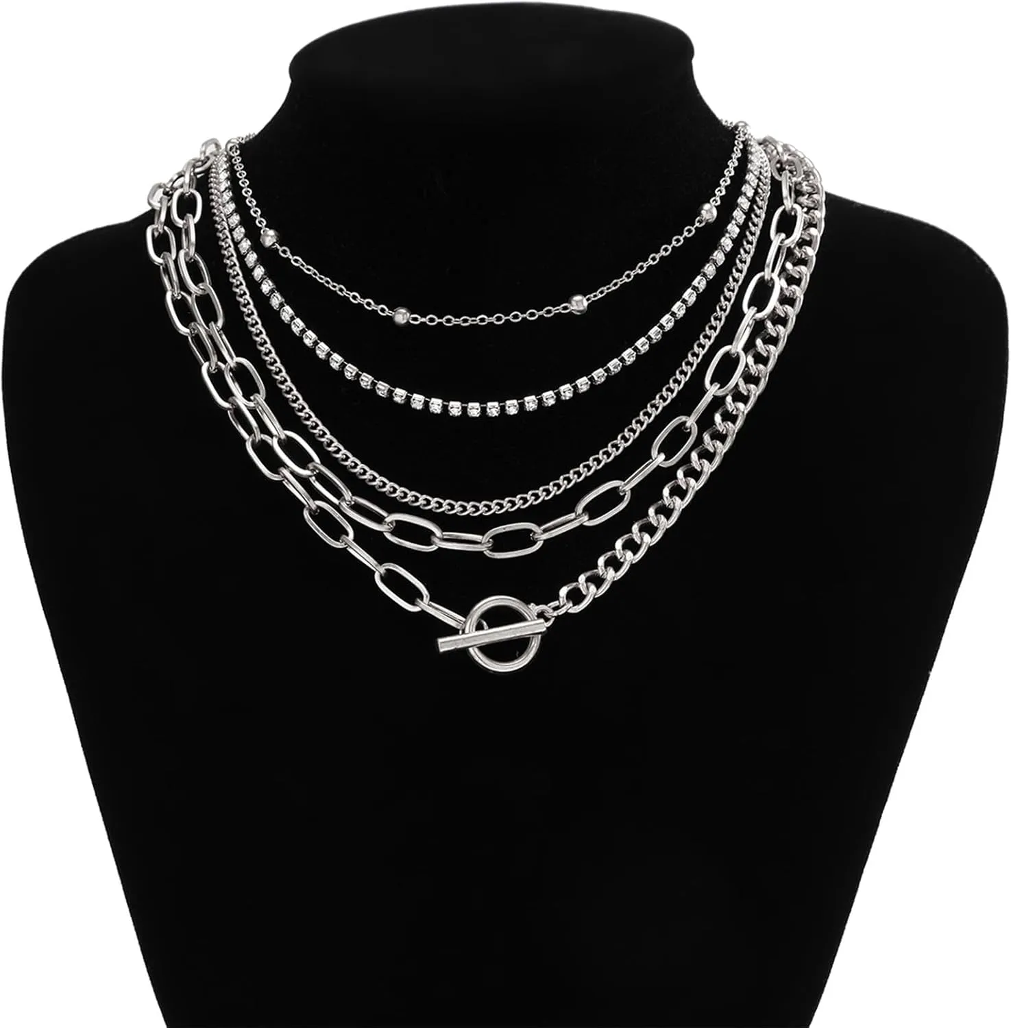 Long tiantian Layered Necklaces for Women Western Jewelry for Women Stack Coin Necklace Country Necklace Trendy Boho Summer Beach Vacation Accessories