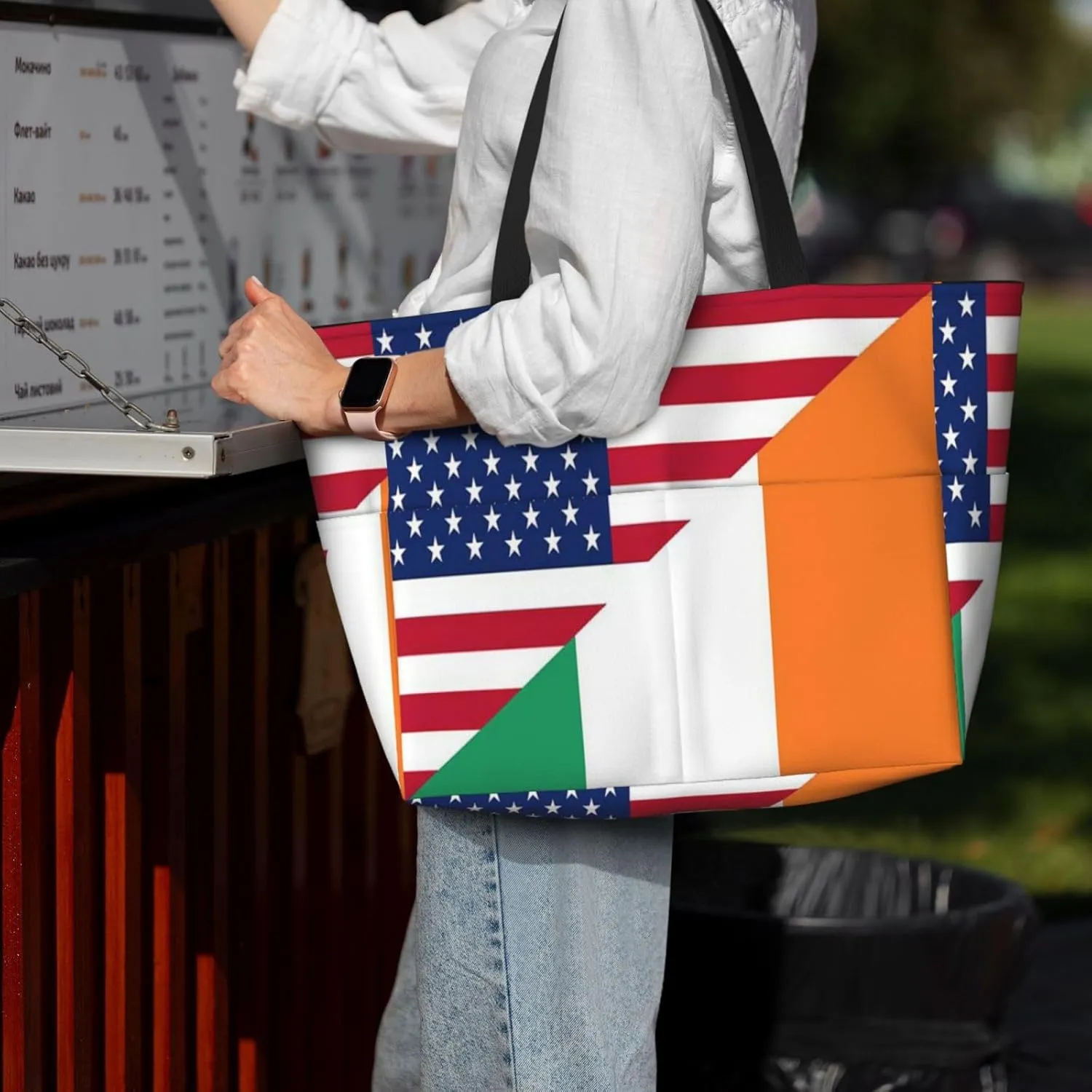 Maryland Flag Heart Women Large Beach Bag Travel Weekender Foldable Tote Bag for Pool Beach Vacation Gym