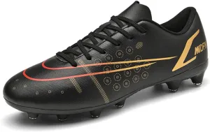 Maylrvjv Men's High-Top Soccer Shoes Big Kids Football Boots Breathable Lightweight Outdoor Indoor Professional Training Sneakers