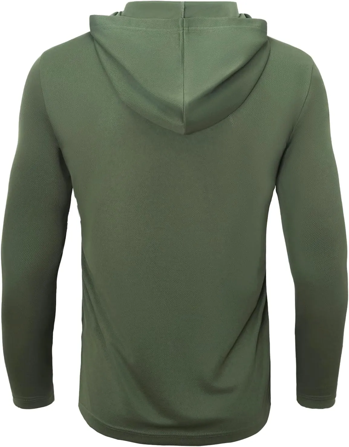 Mens Active Athletic T-Shirts Set Long Sleeve Sun Protective Quick Dry Hoodies Shirt 5 Pack