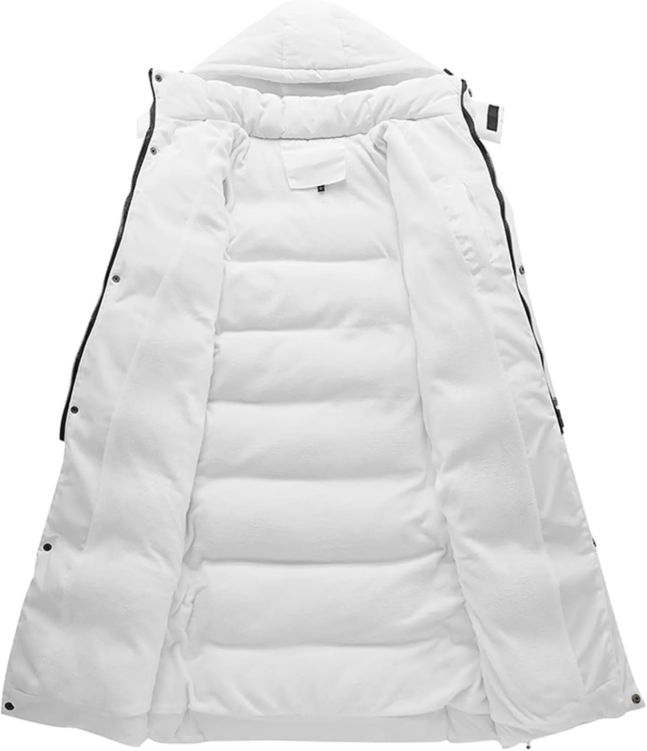 Men's Autumn And Winter Leisure Zip Pocket Hat Large Size Cotton Padded Jacket Coat Top Blouse Men's for Winter
