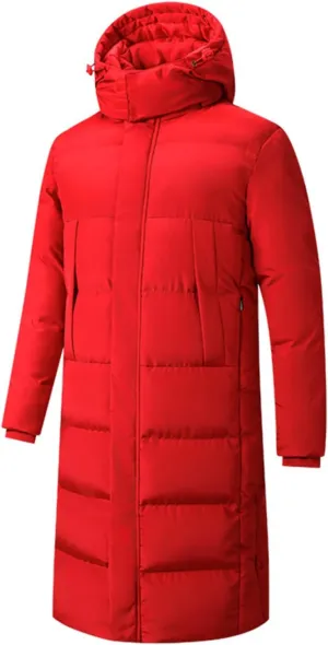 Men's Autumn And Winter Leisure Zip Pocket Hat Large Size Cotton Padded Jacket Coat Top Blouse Men's for Winter