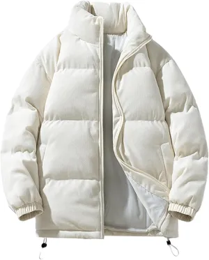 Men's Autumn And Winter New Thick Warm Corduroy Coat Cotton Padded Jacket Insulated Men Jacket