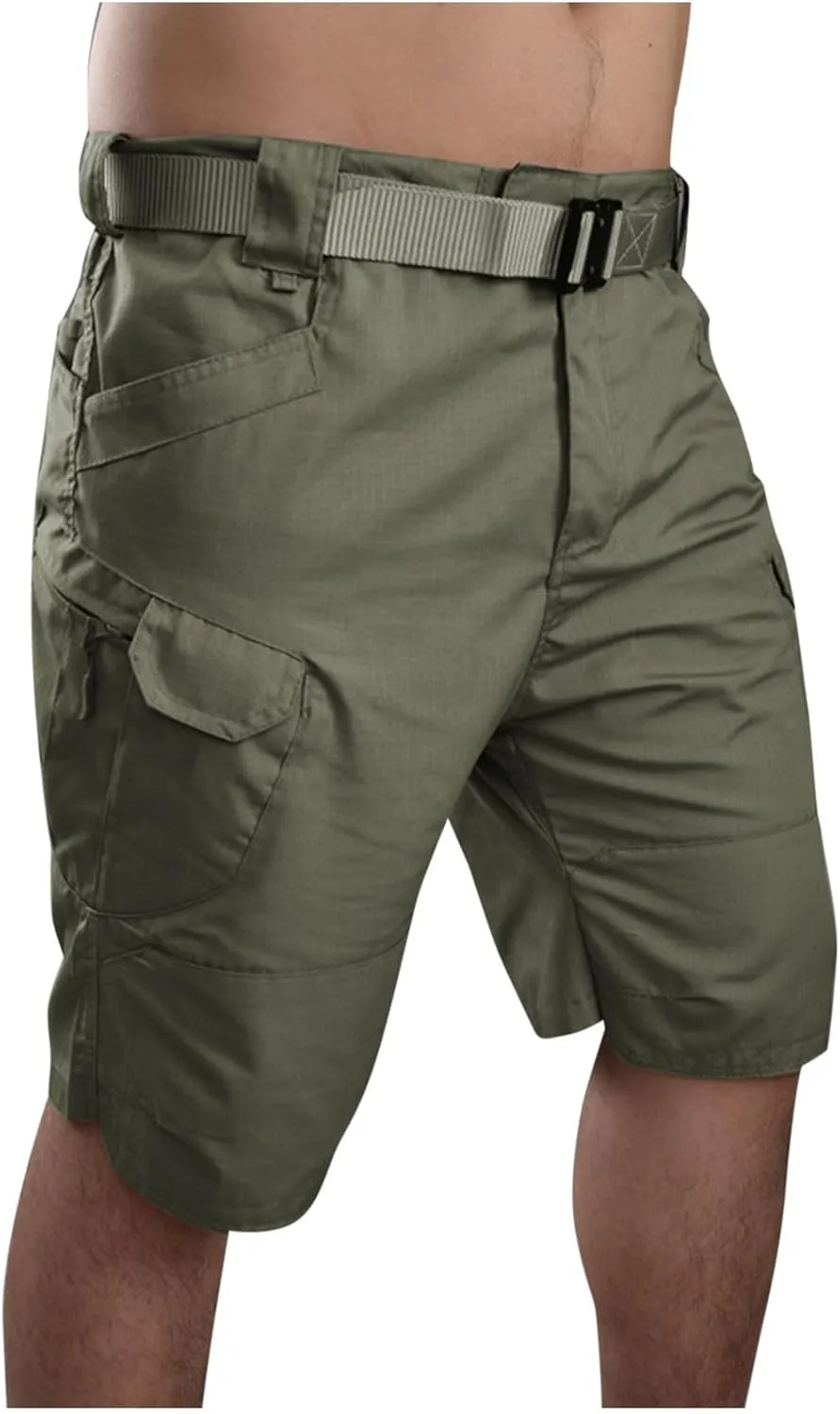 Men's Cargo Shorts Military Tactical Work Shorts Big and Tall Workout Hiking Fishing Shorts with Zip Pockets
