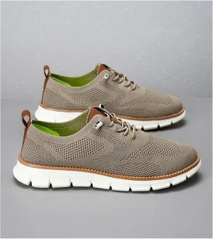 Men's Casual Sneakers Non-Slip Running Shoes Lightweight Lacer Business Mesh Breathable Walking Workout Shoes