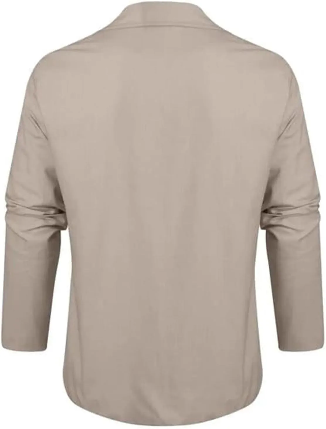 Men's Cotton Linen Blazers Casual Button Down Lightweight Jackets Relaxed Fit Lapel Collar Shirts Trendy Sport Coats