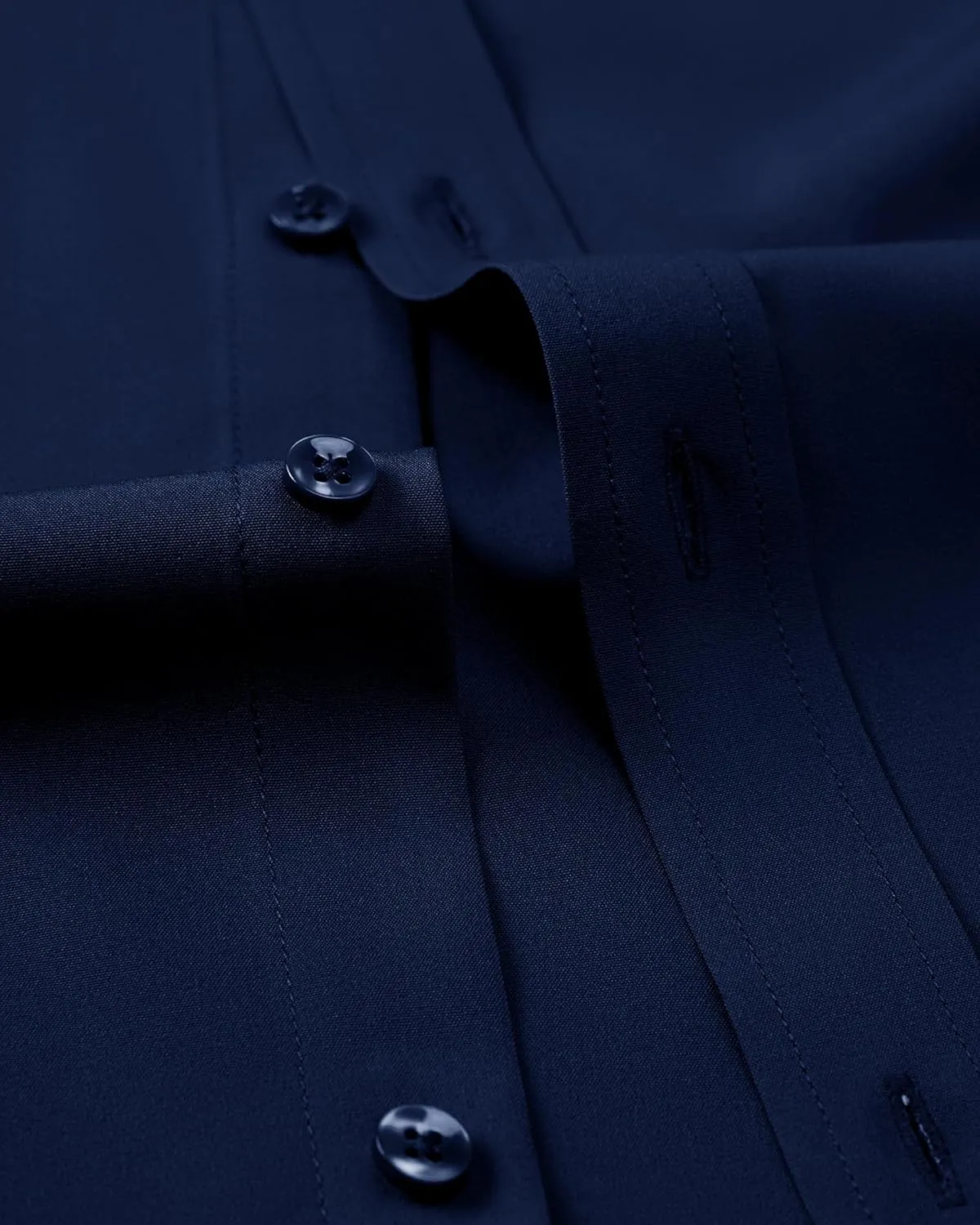 Men's Dress Shirts Long Sleeve Stretch Regular Fit Casual Formal Wedding Wrinkle Free Button Down Shirt with Pocket