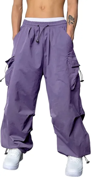Men's Lightweight Linen Pant Cargo Combat Joggers Loose Casual Sweatpants Running Gym Training Sweat Pants