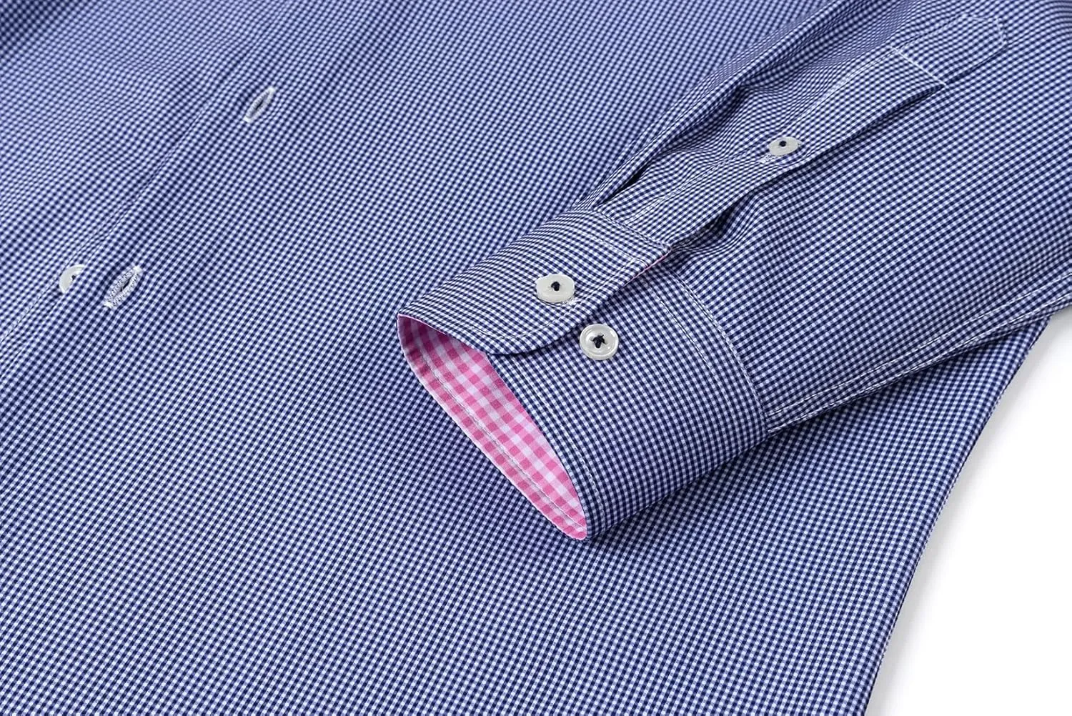 Men's Long Sleeve Plaid/Striped Shirts Casual Dress Shirt