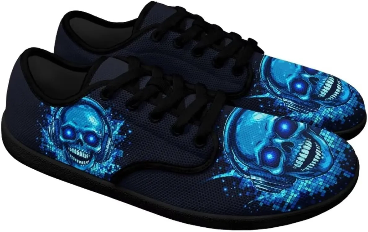 Mens Low Top Shoes Casual Lace Up Wide Toe Box Barefoot Shoes Outdoor Walking Sneaker with Zero Drop Sole