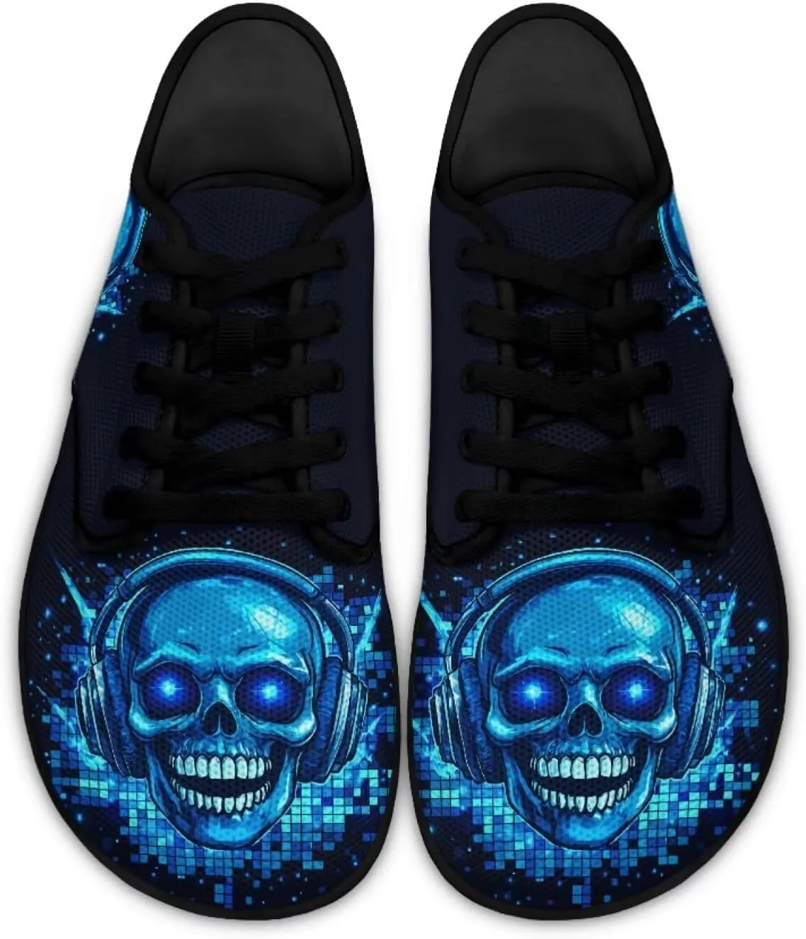 Mens Low Top Shoes Casual Lace Up Wide Toe Box Barefoot Shoes Outdoor Walking Sneaker with Zero Drop Sole