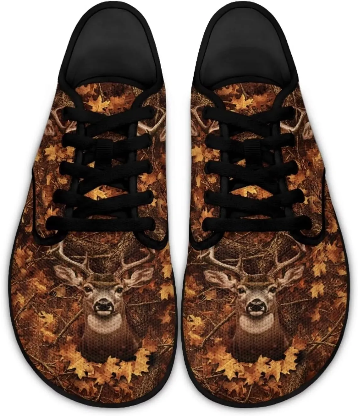 Mens Low Top Shoes Casual Lace Up Wide Toe Box Barefoot Shoes Outdoor Walking Sneaker with Zero Drop Sole