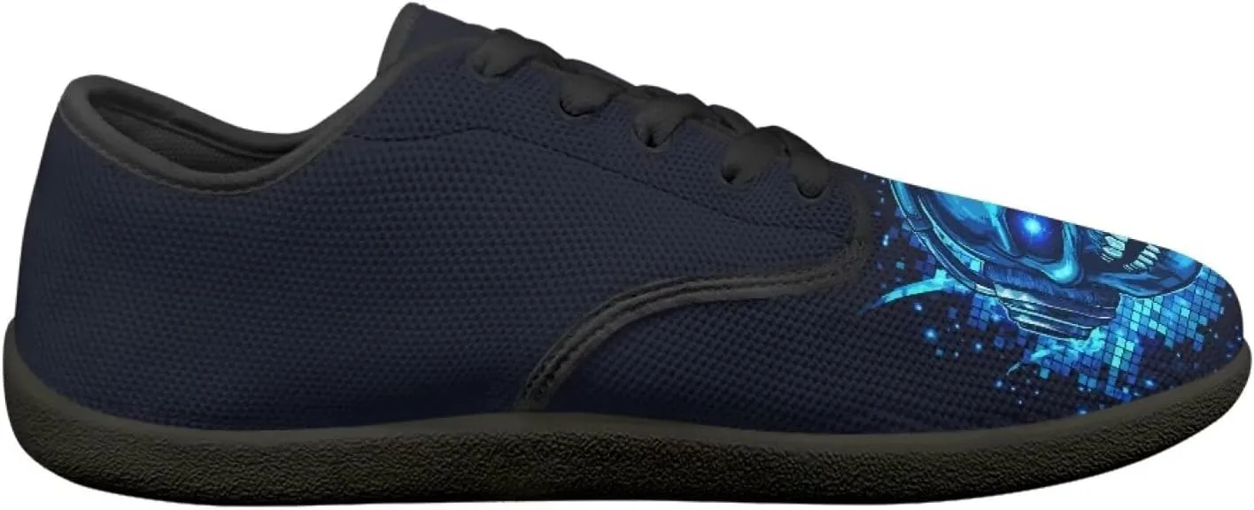 Mens Low Top Shoes Casual Lace Up Wide Toe Box Barefoot Shoes Outdoor Walking Sneaker with Zero Drop Sole