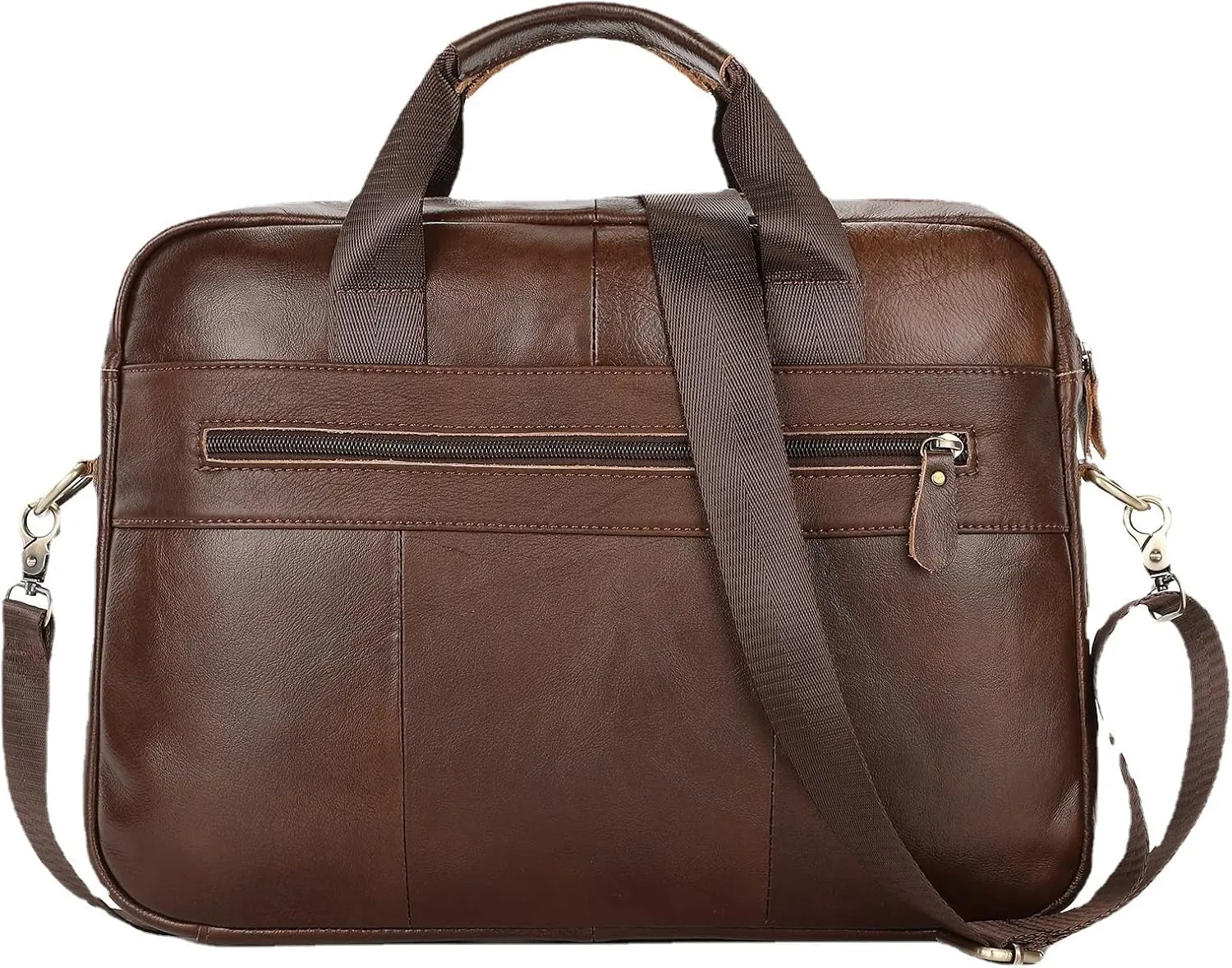 Men's Messenger Bag, Water Resistant Laptop Briefcases, Business Shoulder Bookbag Multi-Functional Bag (Color : Black, Size : 28 * 40 * 7CM)