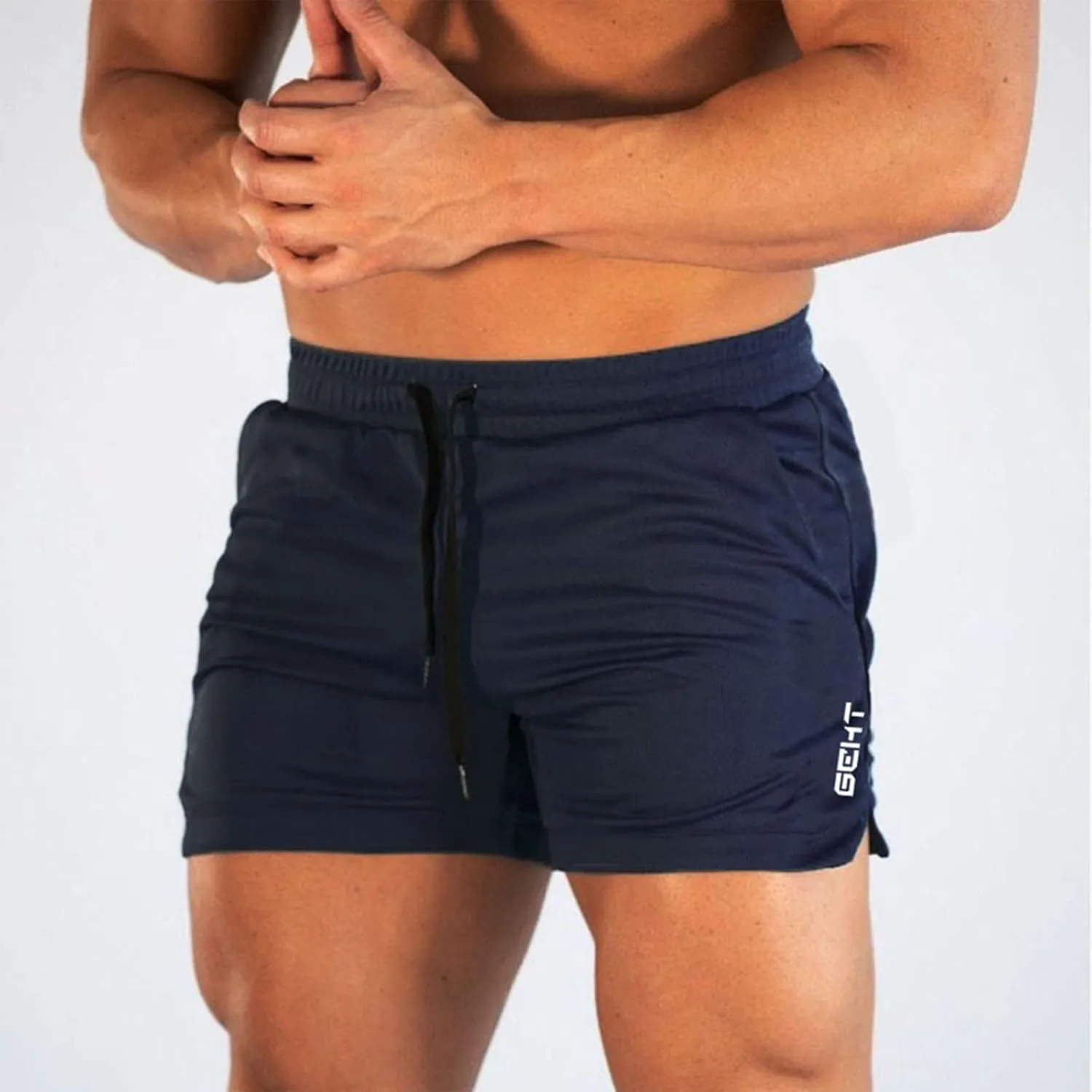 Men's Shorts Drawstring Bodybuilding Shorts with Pockets Baggy Short Bottoms Gym Workout Athletic Shorts for Men
