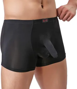Men's Soft Briefs Solid Color Low Rise Stretch Cotton Fashion Comfortable Sexy Men Boxer Briefs