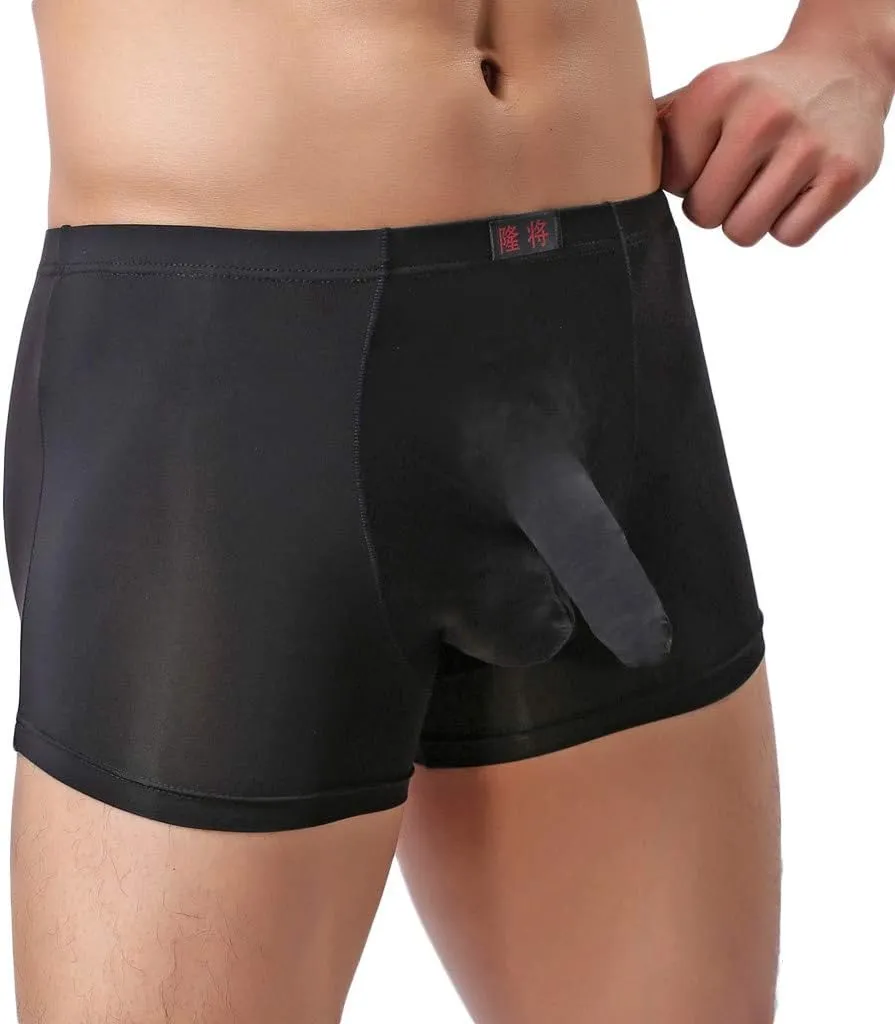 Men's Soft Briefs Solid Color Low Rise Stretch Cotton Fashion Comfortable Sexy Men Boxer Briefs