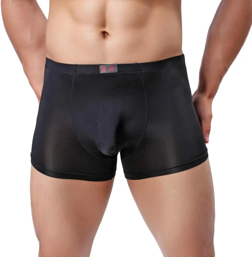 Men's Soft Briefs Solid Color Low Rise Stretch Cotton Fashion Comfortable Sexy Men Boxer Briefs