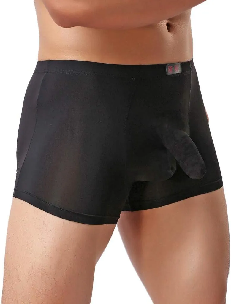 Men's Soft Briefs Solid Color Low Rise Stretch Cotton Fashion Comfortable Sexy Men Boxer Briefs