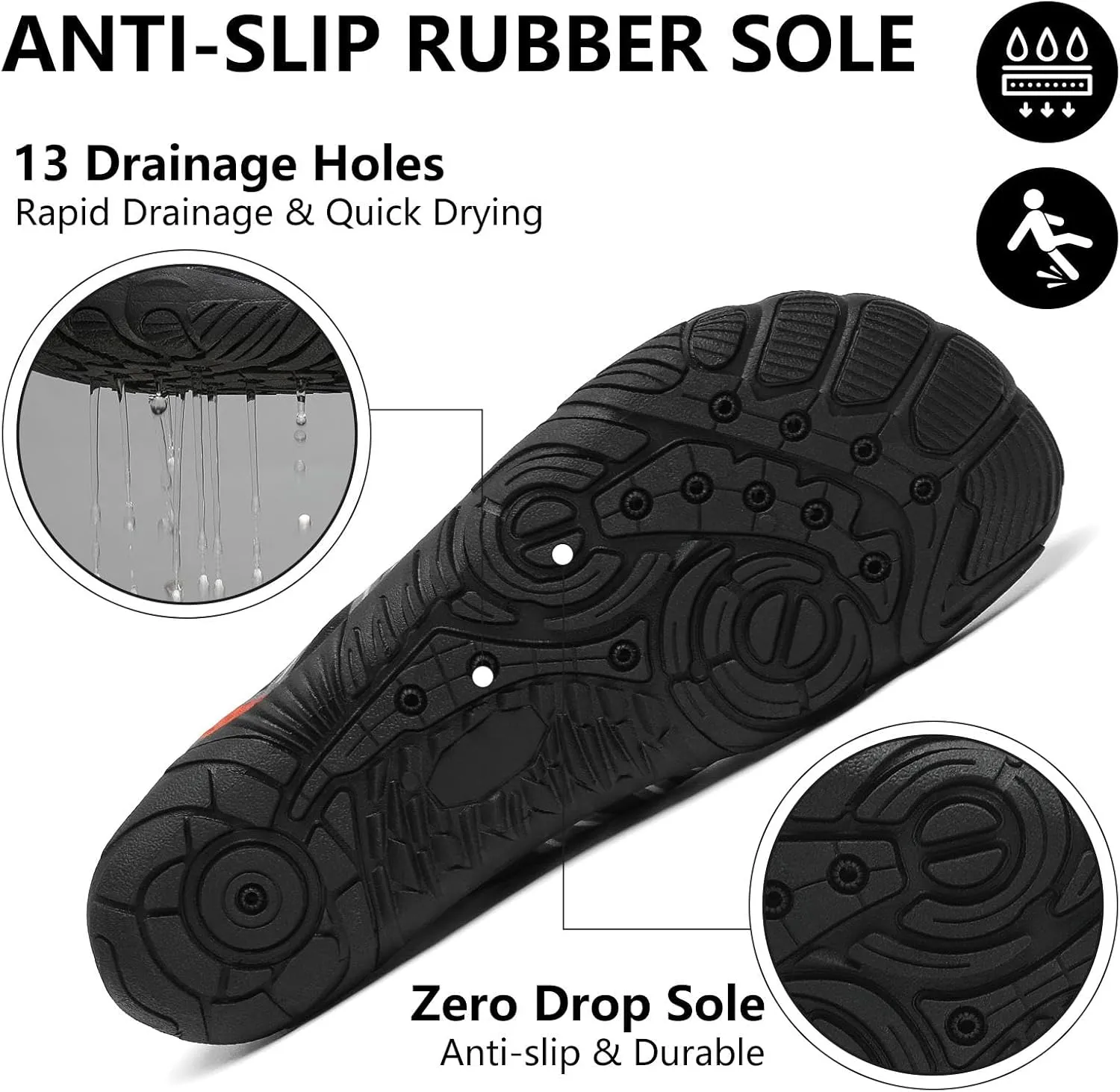 Mishansha Water Shoes for Women Barefoot Shoes Men Quick-Dry Swim Shoes