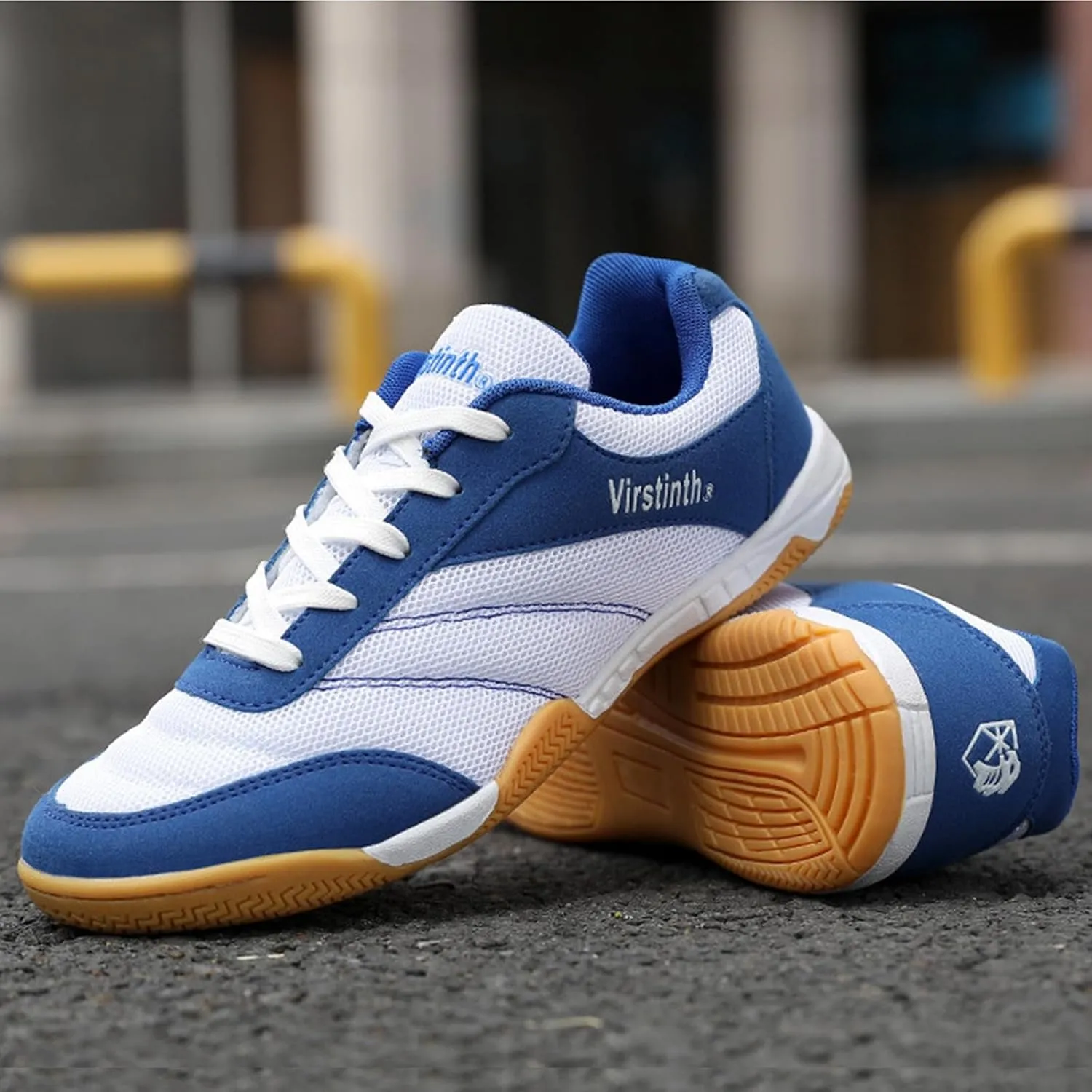 ONAIC Pickleball Shoes for Men Women, Mesh Indoor Court Shoes Breathable Lightweight Sneakers for Badminton, Table Tennis