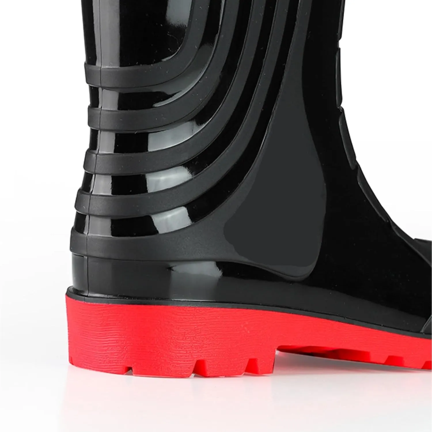 Rain Boots Footwear Men's Outdoor All Match Rain Boots Mid Tube Non Slip Waterproof Rubber Shoes Outdoor Work Boots