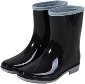 Rain Boots Footwear Women's Outdoor Non Slip Water Shoes Waterproof Rain Boots Short Tube Rubber Shoes Outdoor Work Boots