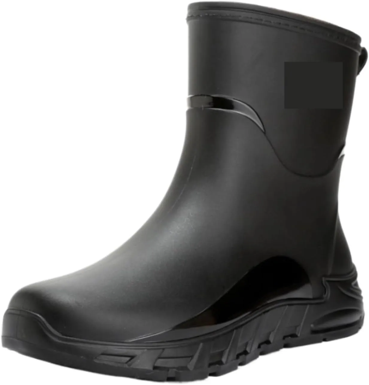 Rain Boots Rainboots Men's Mid Tube Water Shoes Waterproof Non Slip Rain Boots Kitchen Rubber Shoes Rain Boots For Outdoor