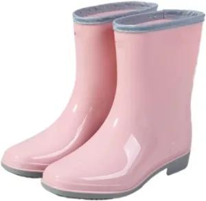Rain Boots Rainboots Women's Outdoor Non Slip Water Shoes Waterproof Rain Boots Short Tube Rubber Shoes Rain Boots For Outdoor
