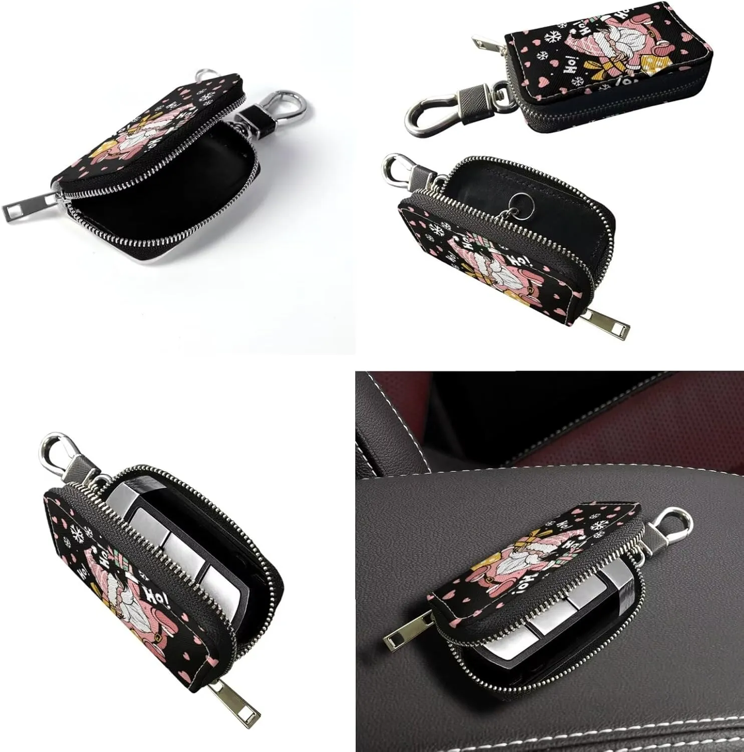 Rnyleeg Crossbody Bag for Women Leather Hobo Handbag with Pocket Bucket Bag with 2 pcs Adjustable Strap Matching Car Key Case