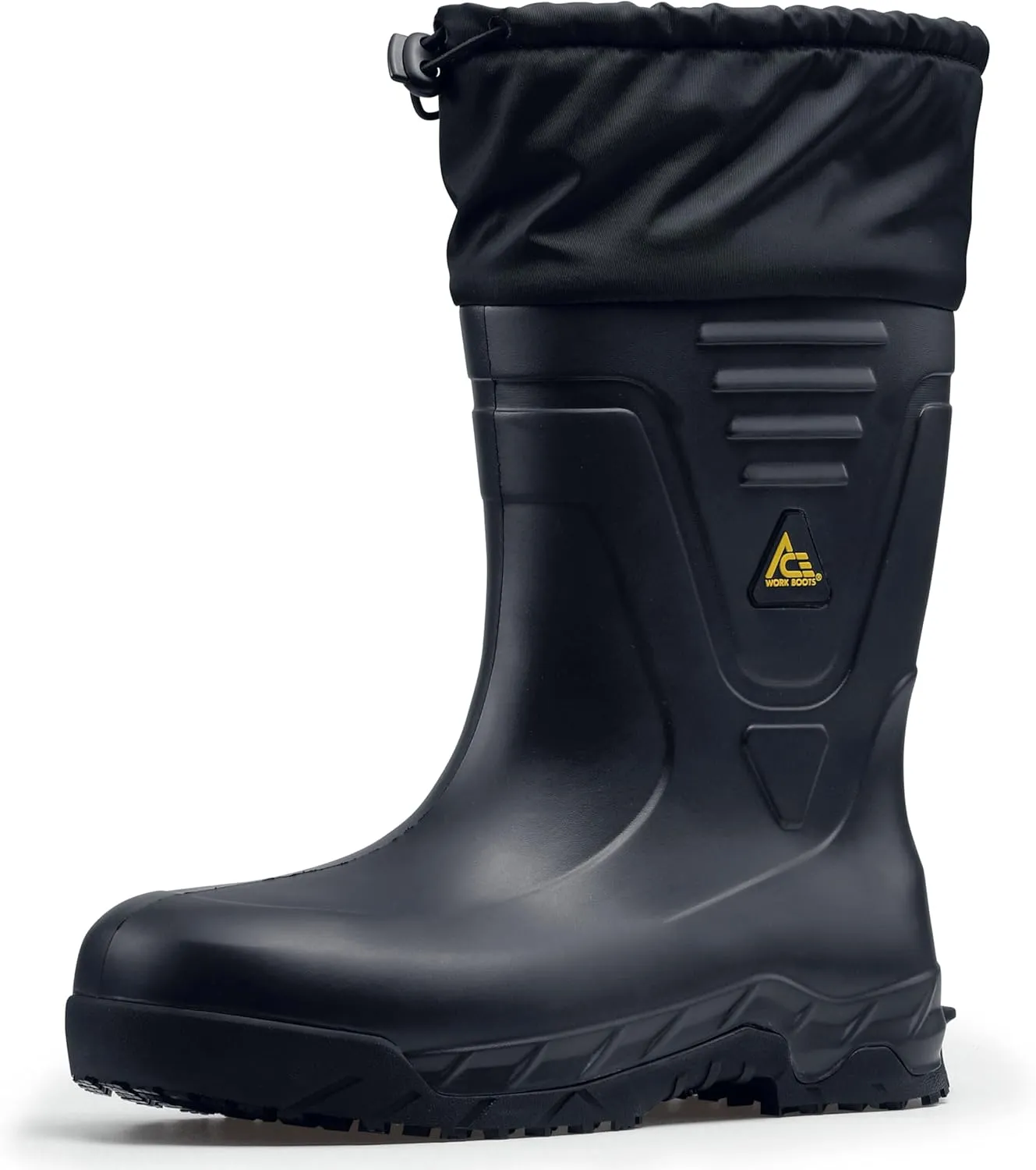 Shoes for Crews Bullfrog Elite, Men's, Women's, Unisex Soft Toe (ST) Work Boots, Slip Resistant, Water Resistant, Black, Men's 4 / Women's 6