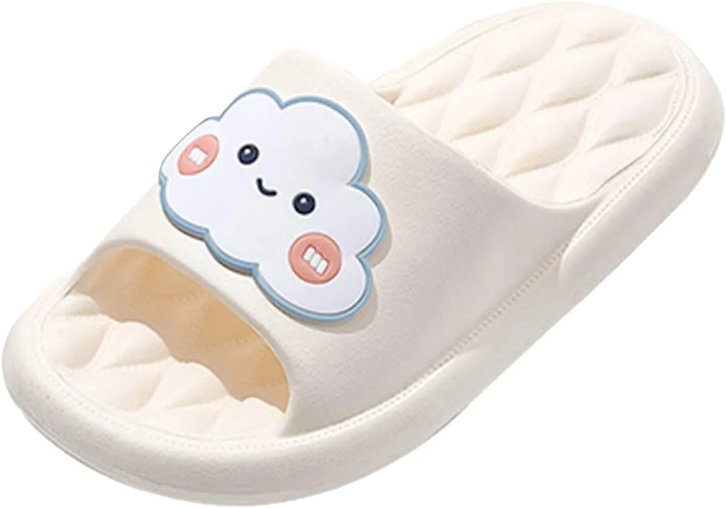 Shower Slides for Women Open Toe Shower Shoes Bathroom Sandals Arch Support Sandals Women's Flat Slippers