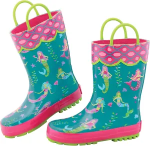 Stephen Joseph Girls All Over Print Rain Boots
