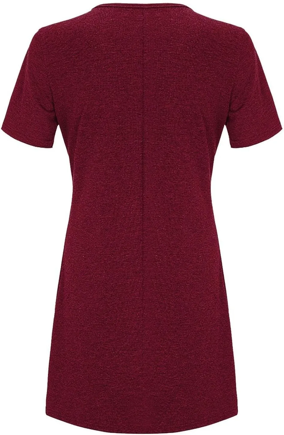 Summer Dresses for Women 2025,Women's Beach Casual Loose Tshirt Dresses Solid Color Short Sleeve Round Neck Sundress